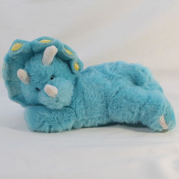 Little Miracles Blue Triceratops Dinosaur Plush 10" Stuffed Animal Costco 2018 - Picture 1 of 7